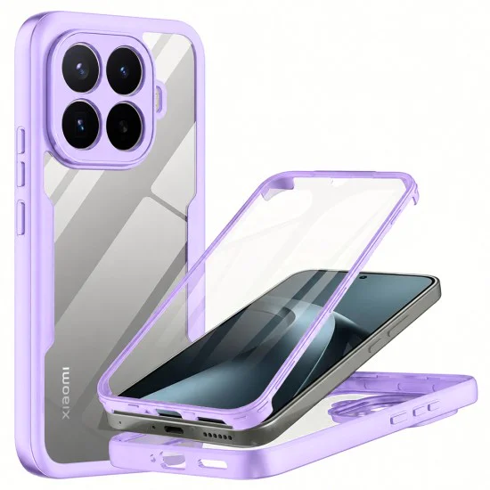 Калъф за Xiaomi 17T Pro - ColorVerse 360 Series + протектор - Techsuit - Лилав