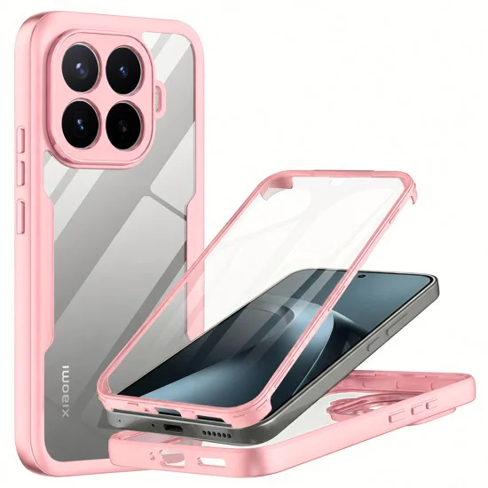 Калъф за Xiaomi 17T Pro - ColorVerse 360 Series + протектор - Techsuit - Розов