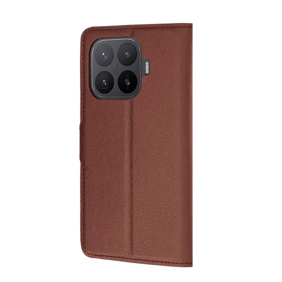 Калъф за Xiaomi 17T Pro - Leather Folio - Techsuit - Кафяв
