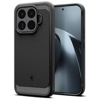 Калъф за Xiaomi 17T Pro - Rugged Armor (ACS11869) - Spigen - Черен