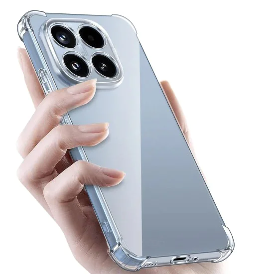 Калъф за Xiaomi 17T - Shockproof Clear Silicone - Techsuit - Прозрачен