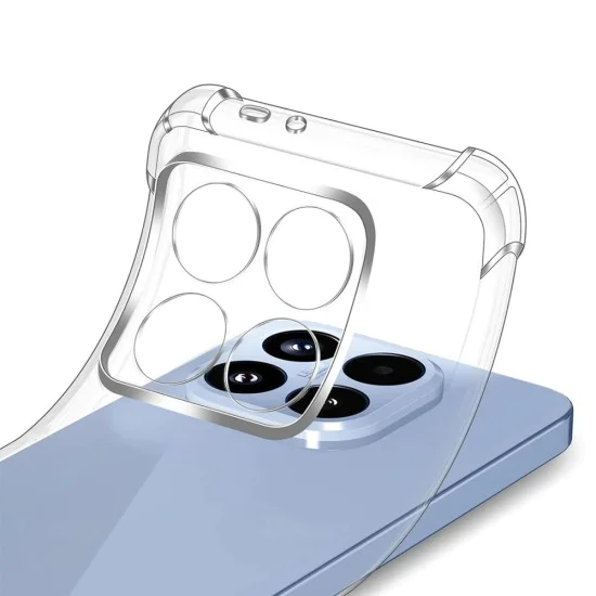 Калъф за Xiaomi 17T - Shockproof Clear Silicone - Techsuit - Прозрачен