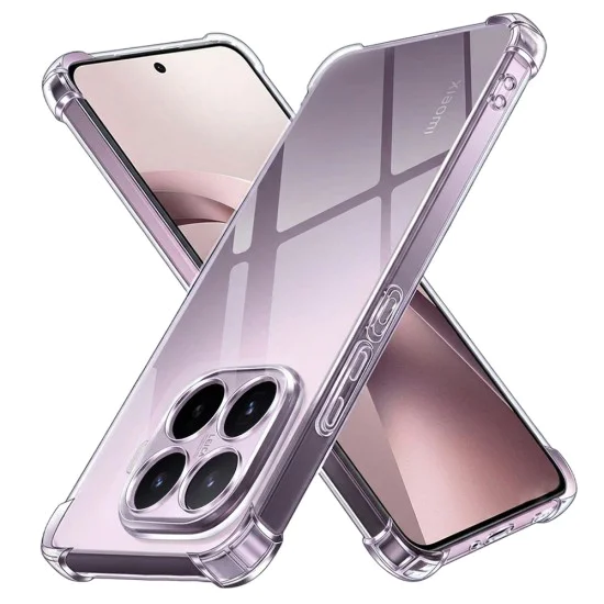 Калъф за Xiaomi 17T - Shockproof Clear Silicone - Techsuit - Прозрачен