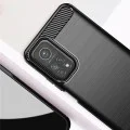 Калъф за Xiaomi Mi 10T 5G / Mi 10T Pro 5G - Carbon Silicone - Черен