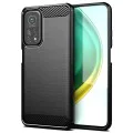 Калъф за Xiaomi Mi 10T 5G / Mi 10T Pro 5G - Carbon Silicone - Черен