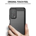 Калъф за Xiaomi Mi 10T 5G / Mi 10T Pro 5G - Carbon Silicone - Черен