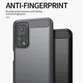 Калъф за Xiaomi Mi 10T 5G / Mi 10T Pro 5G - Carbon Silicone - Черен