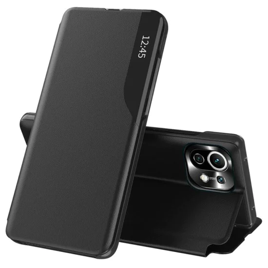 Калъф за Xiaomi Mi 11 Lite 4G / Mi 11 Lite 5G / 11 Lite 5G NE - Серия eFold - Черен