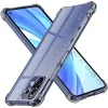 Калъф за Xiaomi Mi 11 Lite 4G / Mi 11 Lite 5G / 11 Lite 5G NE - Techsuit - Удароустойчив Clear Silicone - Опушено Черен
