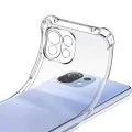 Калъф за Xiaomi Mi 11 Lite 4G / Mi 11 Lite 5G / 11 Lite 5G NE - Удароустойчив прозрачен силикон - Прозрачен