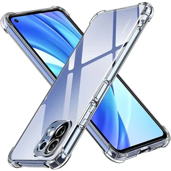 Калъф за Xiaomi Mi 11 Lite 4G / Mi 11 Lite 5G / 11 Lite 5G NE - Удароустойчив прозрачен силикон - Прозрачен