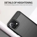 Kалъф за Xiaomi Mi 11 Lite 4G / Mi 11 Lite 5G / Mi 11 Lite 5G NE - Carbon Silicone - Black
