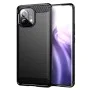 Kалъф за Xiaomi Mi 11 Lite 4G / Mi 11 Lite 5G / Mi 11 Lite 5G NE - Carbon Silicone - Black