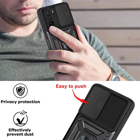 Калъф за Xiaomi Mi 11i / Poco F3 - CamShield Series - черен