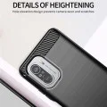 Калъф за Xiaomi Mi 11i / Poco F3 - Carbon Silicone - Черен