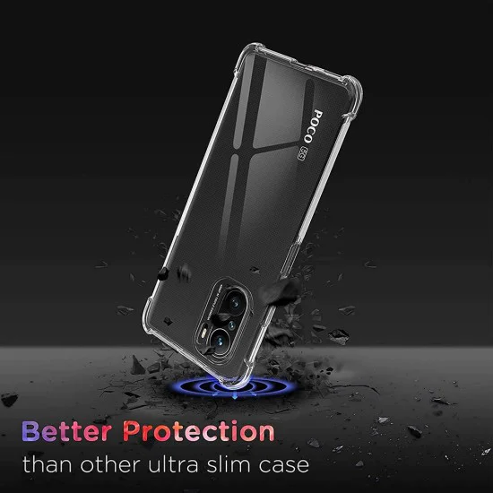 Калъф за Xiaomi Mi 11i / Poco F3 - Удароустойчив Clear Clear Silicone - Clear