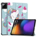 Калъф за Xiaomi Pad 7 / 7 Pro - Techsuit FoldPro - Еднорог