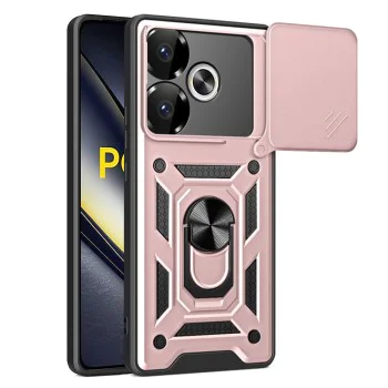 Калъф за Xiaomi Poco F6 - CamShield Series - Rose Gold