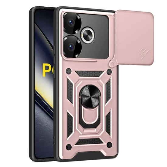 Калъф за Xiaomi Poco F6 - CamShield Series - Rose Gold