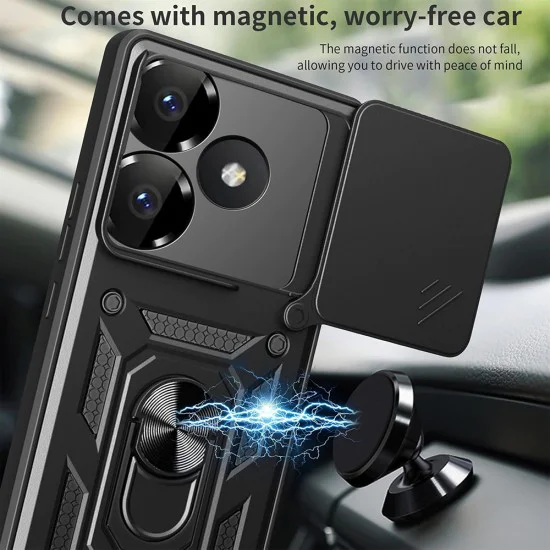 Калъф за Xiaomi Poco F6 - CamShield Series - Зелен