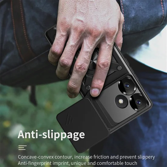 Калъф за Xiaomi Poco F6 - CamShield Series - Зелен