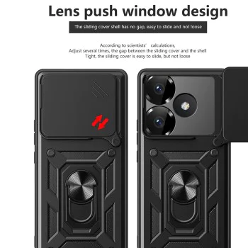 Калъф за Xiaomi Poco F6 - CamShield Series - черен