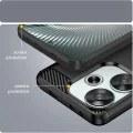 Калъф за Xiaomi Poco F6 - Carbon Silicone - Blue