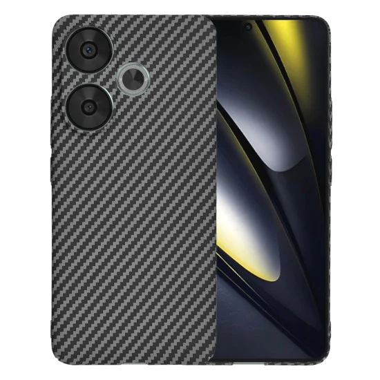 Калъф за Xiaomi Poco F6 - Carbonite FiberShell - Черен