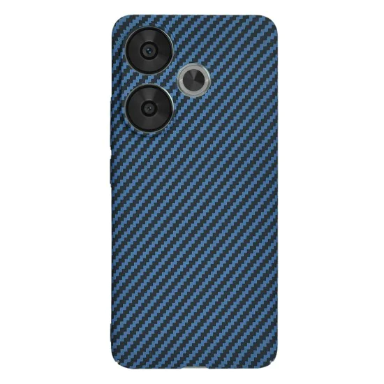 Калъф за Xiaomi Poco F6 - Carbonite FiberShell - Cyan