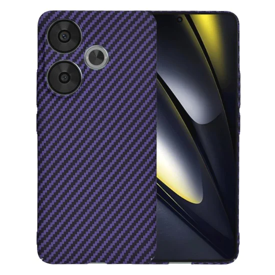Калъф за Xiaomi Poco F6 - Carbonite FiberShell - Лилав