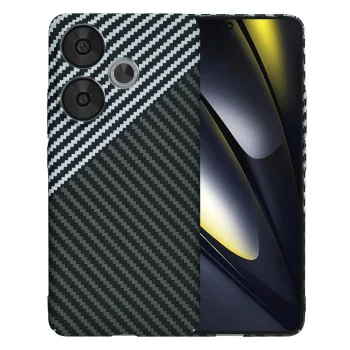 Калъф за Xiaomi Poco F6 - Carbonite FiberShell - Stealth Grey