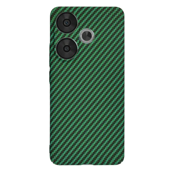 Калъф за Xiaomi Poco F6 - Carbonite FiberShell - Зелен