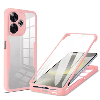Калъф за Xiaomi Poco F6 + Cover - ColorVerse 360 ​​Series - Pink
