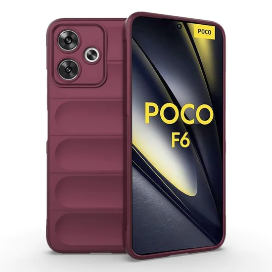 Калъф за Xiaomi Poco F6 - Magic Shield - Бордо