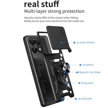 Калъф за Xiaomi Poco F6 Pro - CamShield Series - Rose Gold