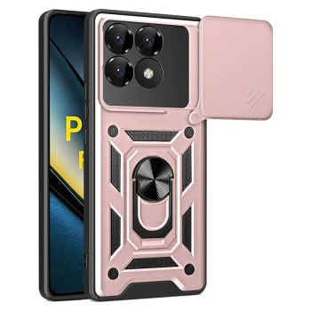 Калъф за Xiaomi Poco F6 Pro - CamShield Series - Rose Gold