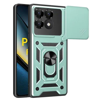 Калъф за Xiaomi Poco F6 Pro - CamShield Series - Зелен