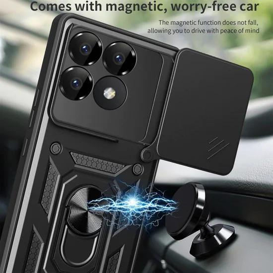 Калъф за Xiaomi Poco F6 Pro - CamShield Series - Зелен