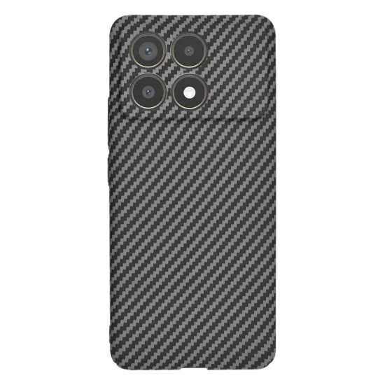 Калъф за Xiaomi Poco F6 Pro - Carbonite FiberShell - Черен