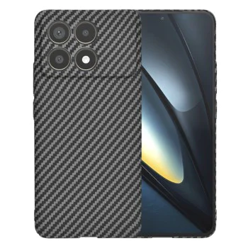 Калъф за Xiaomi Poco F6 Pro - Carbonite FiberShell - Черен
