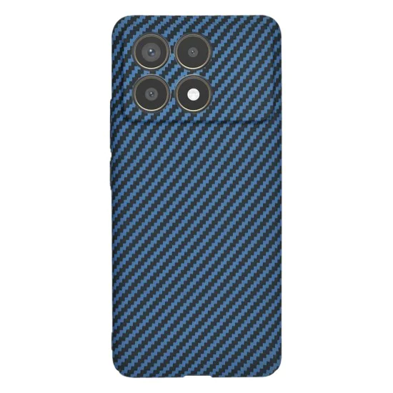 Калъф за Xiaomi Poco F6 Pro - Carbonite FiberShell - Cyan