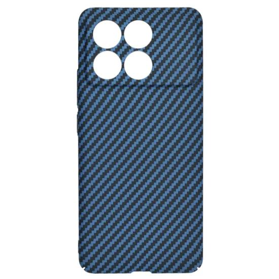 Калъф за Xiaomi Poco F6 Pro - Carbonite FiberShell - Cyan