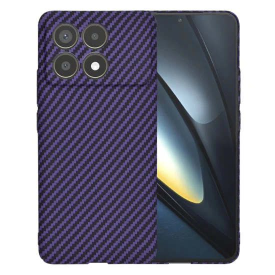 Калъф за Xiaomi Poco F6 Pro - Carbonite FiberShell - Лилав