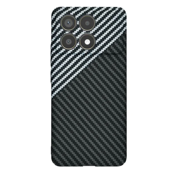 Калъф за Xiaomi Poco F6 Pro - Carbonite FiberShell - Stealth Gray