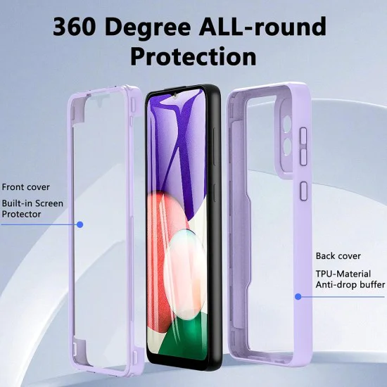 Калъф за Xiaomi Poco F6 Pro + Cover - Techsuit - ColorVerse 360 ​​Series - Черен