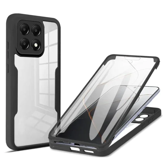 Калъф за Xiaomi Poco F6 Pro + Cover - Techsuit - ColorVerse 360 ​​Series - Черен