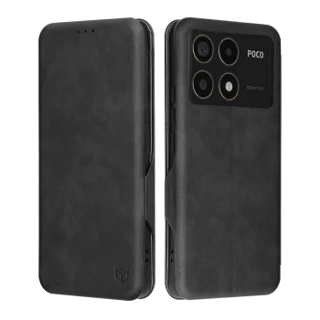 Калъф за Xiaomi Poco F6 Pro - Safe Wallet Plus - Черен