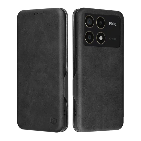 Калъф за Xiaomi Poco F6 Pro - Safe Wallet Plus - Черен
