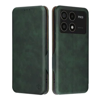 Калъф за Xiaomi Poco F6 Pro - Safe Wallet Plus - Зелен