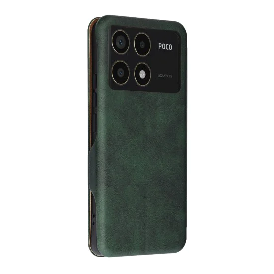 Калъф за Xiaomi Poco F6 Pro - Safe Wallet Plus - Зелен